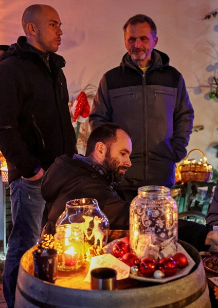 Vánoční setkámní - průjezd