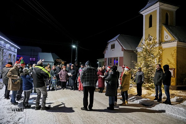 Vánoční setkámní - průjezd