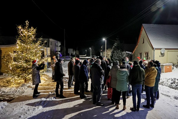 Vánoční setkámní - průjezd