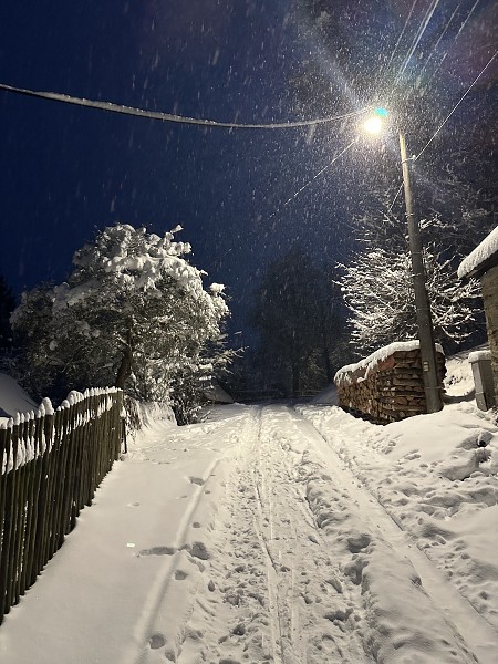 Přišla zima a sníh 2023